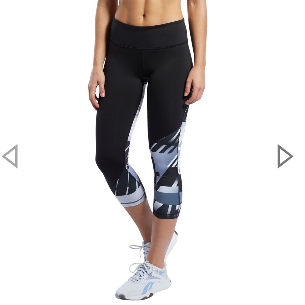 NWT Reebok Crossfit Tight 3/4 Pant-Sterling Grey